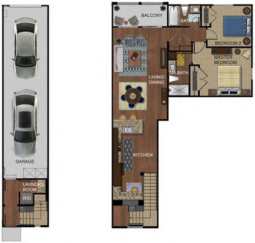 Floorplan - The Vines at Riverpark