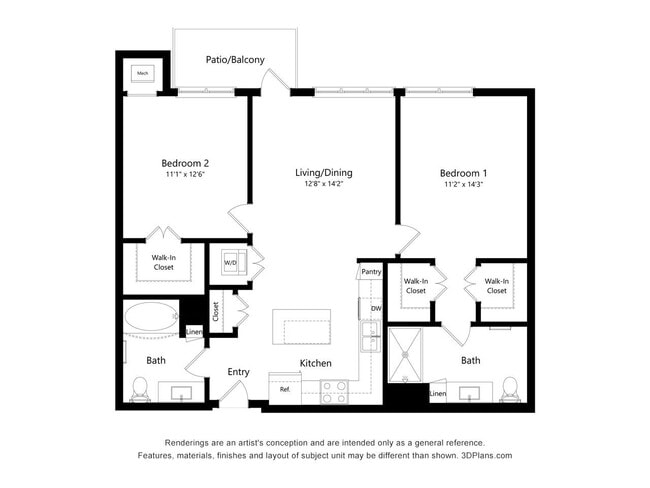 Floorplan - The Oasis at Twin Lakes