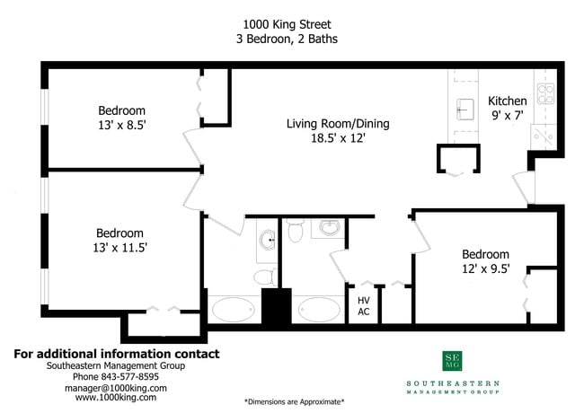Floorplan - 1000 King Street
