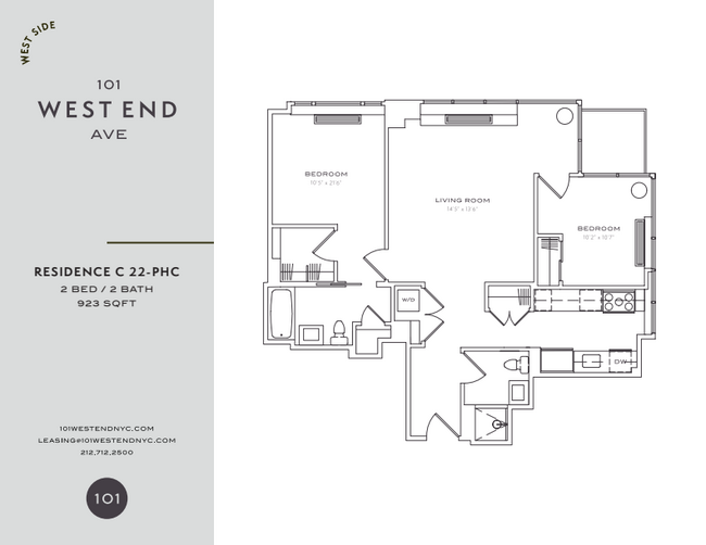 Floorplan - 101 West End Avenue