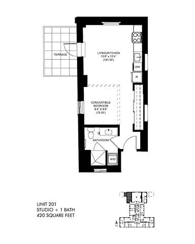 Floorplan - Park Heights by the Lake Apartments