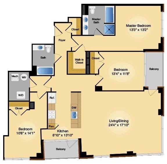 Floorplan - IO Piazza by Windsor