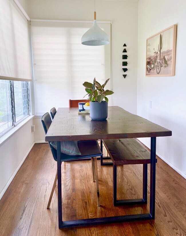 Dining room shown furnished to illustrate layout and room size. - 1672 Rotary Dr