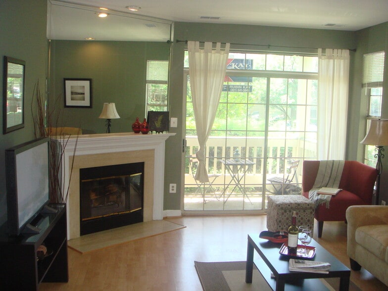 Fireplace and patio - 5917 Barbados Pl