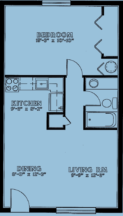 1BR/1BA - Citadel Apartments of Venice