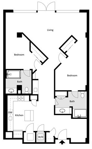 G-1 Floorplan - The Peach Atlanta