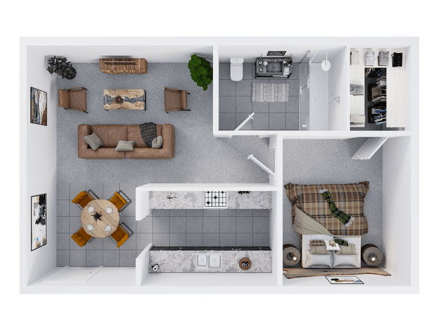 Floorplan - Hart House Apartments