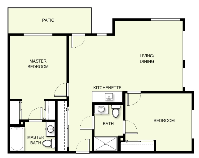 2BR/2BA - The Bonaventure