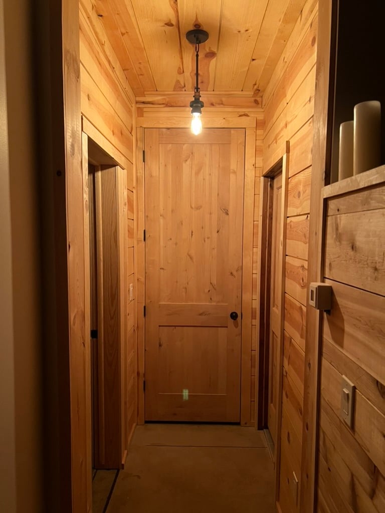 8 Foot Doors. Wide plank cedar and pine - 71 Mountain Vista