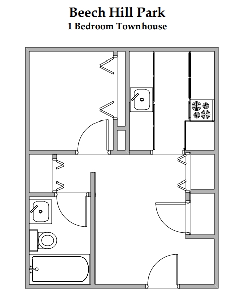 1BR Townhouse - The Village at Beech Hill