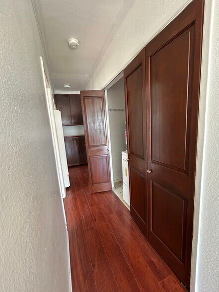 Laundry room door open to dryer - 1156 N Chicago St