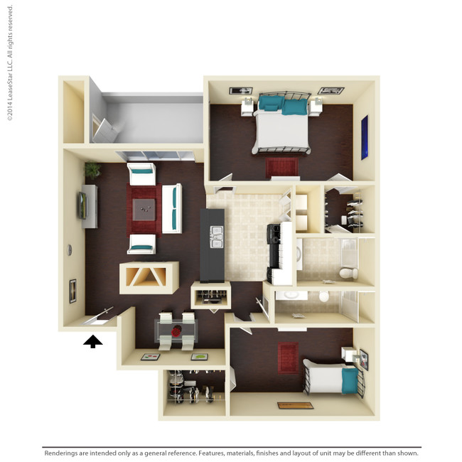 Floorplan - Silverton Apartment Homes