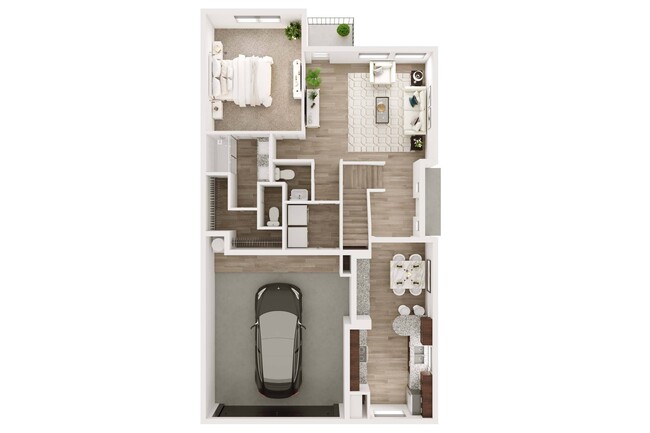 Floorplan - Townes on Tenth Townhomes