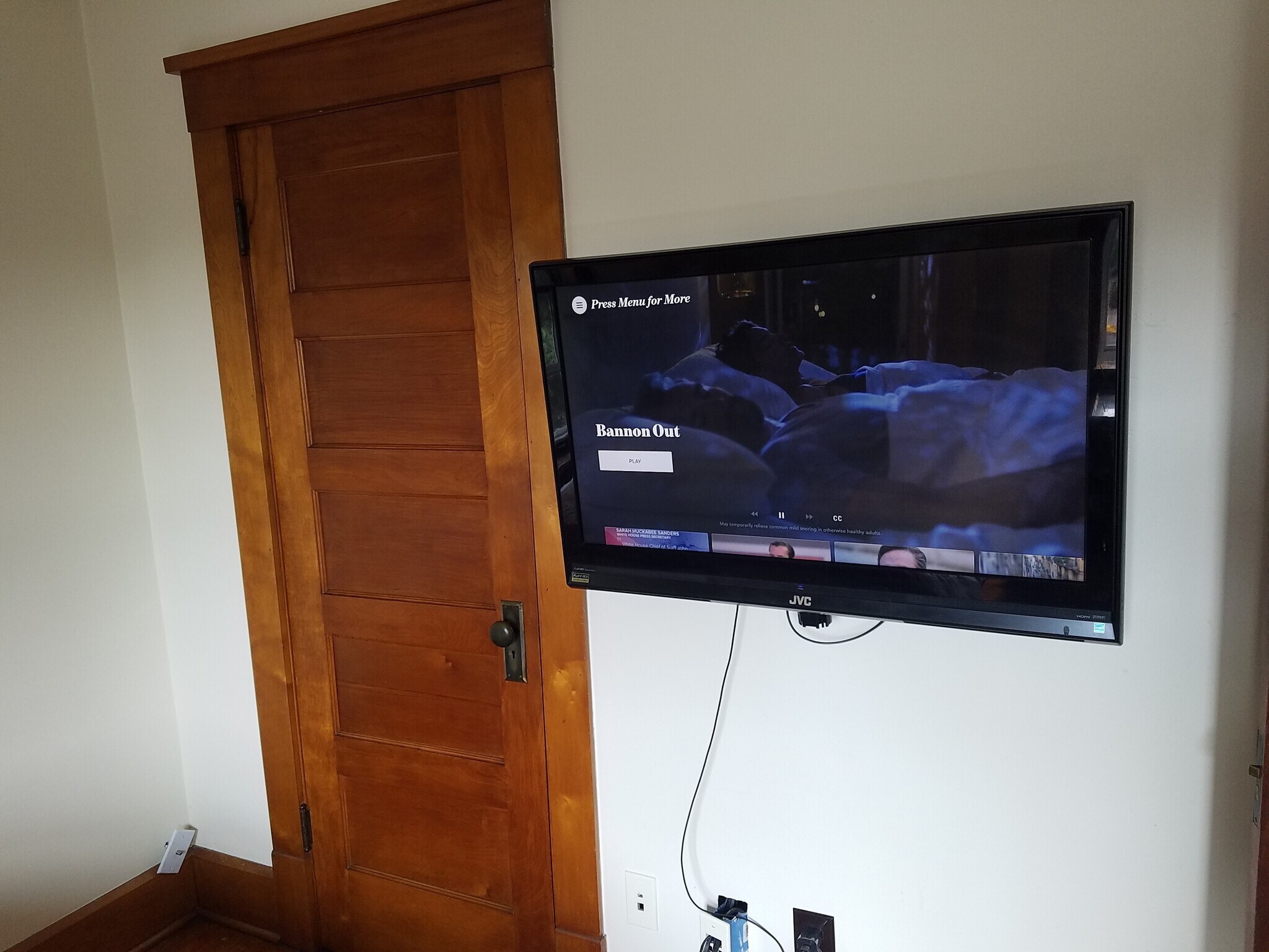 2 big screens come installed - 106 SE 2nd Ave