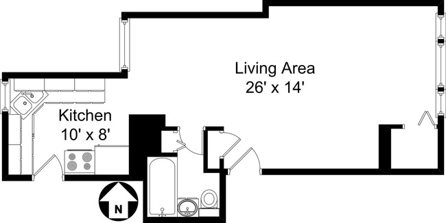 Building Photo - Top Floor East Lakeview Studio