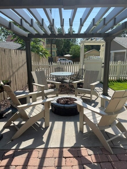 Backyard firepit area - 1339 N Nevada Ave