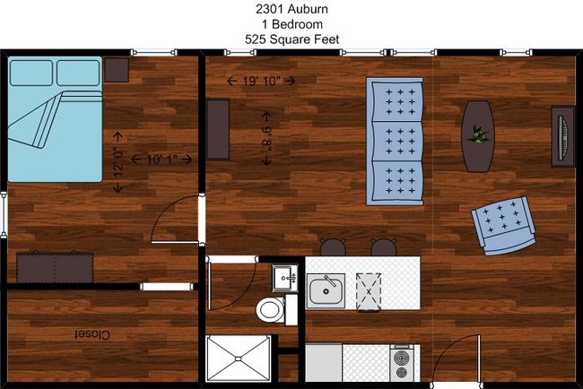 Floorplan - 2301 Auburn Avenue