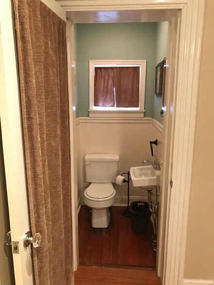 first floor 1/2 bath - 1518 S 13th St