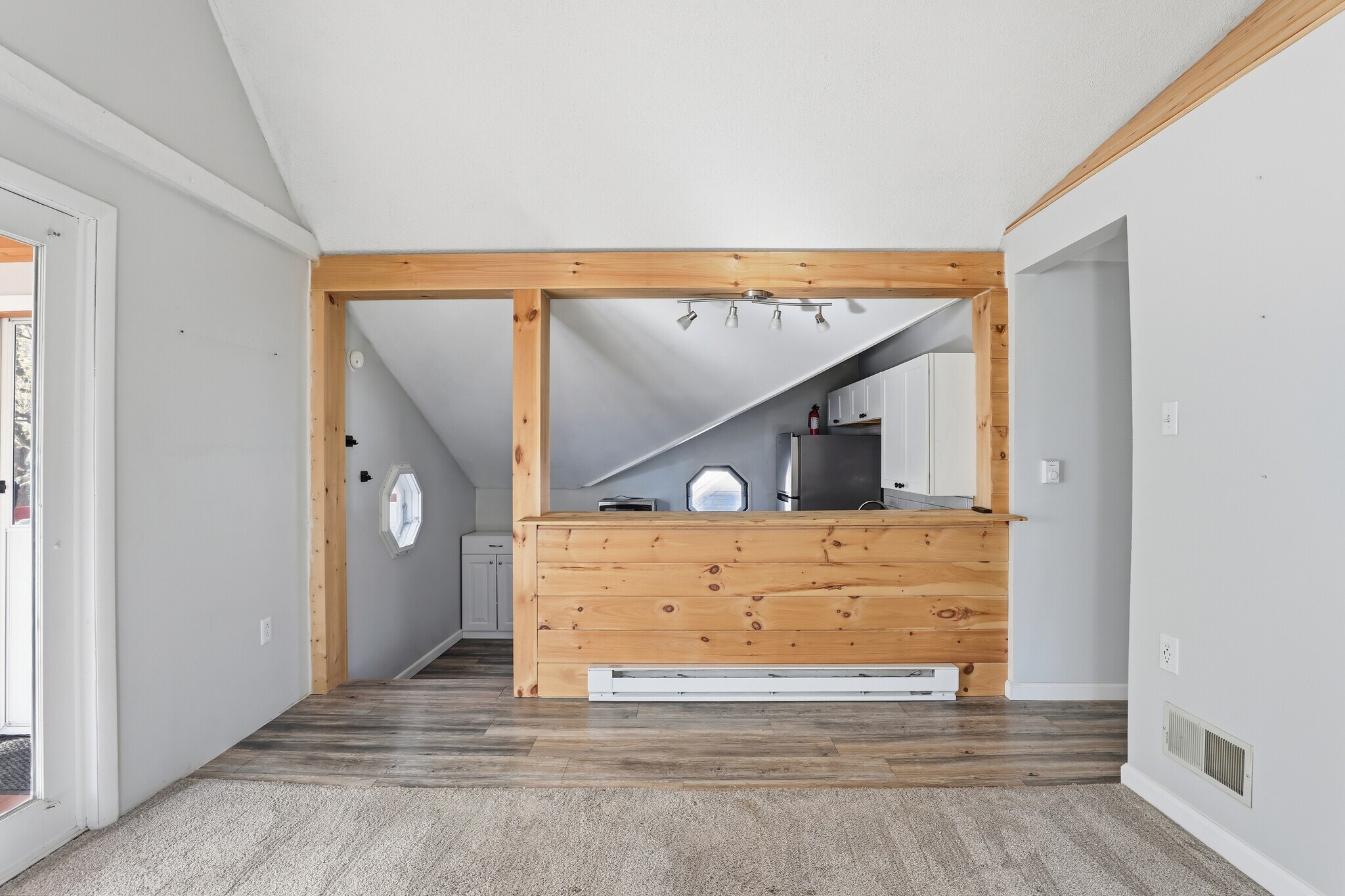 Living room looking at kitchen - 216 W William St