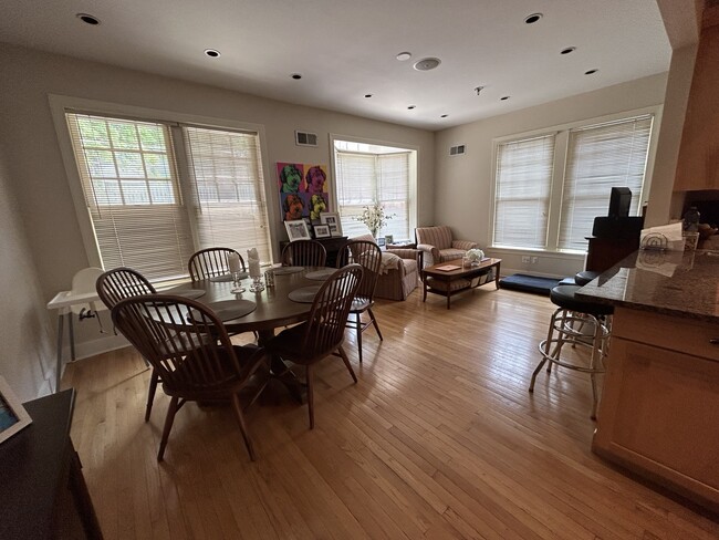 2nd Floor Dining Room and Sitting Room - Lots of Big Windows! - 709 Copeland St