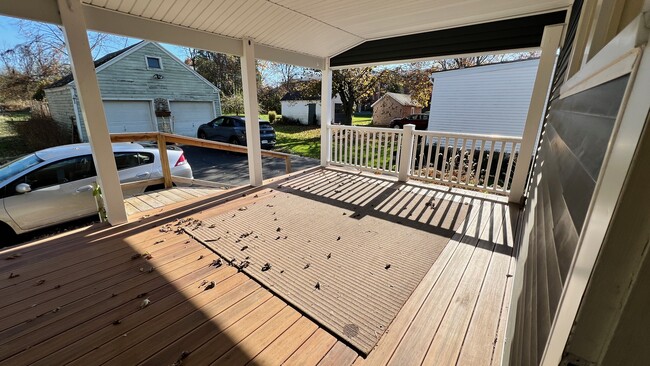 Outdoor Porch/Deck off Kitchen - 200 Harry Howard Ave