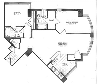 2BR/2BA - Metro Rosslyn Apartments