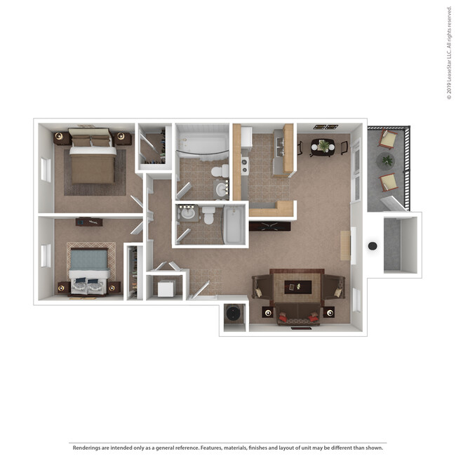 Floorplan - Scenic Pines Apartments