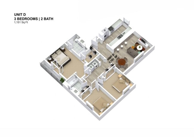 Building Photo - 3 Bedroom 2 Bathroom Apartment