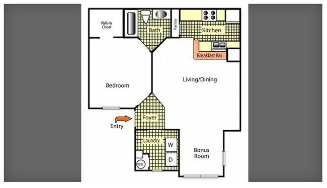 1BR/1BA - Castle Woods Apartments