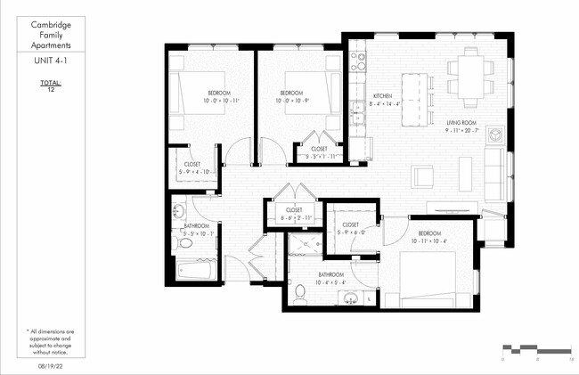 Floorplan - The Bridgewell Apartments