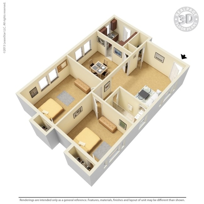 2BR/1BA - Woodmont Terrace Apartments