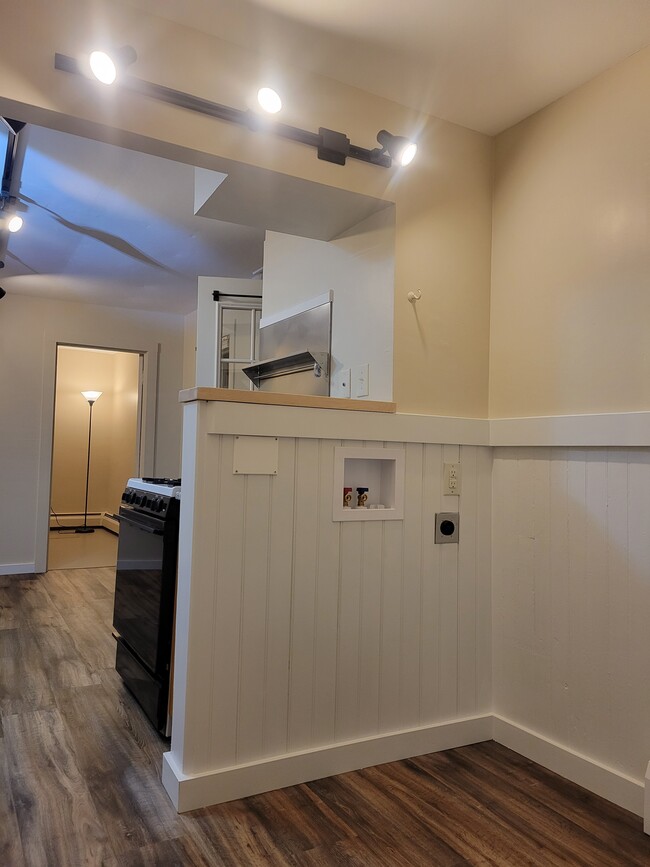 Laundry area between kitchen and bathroom. - 724 Route 163