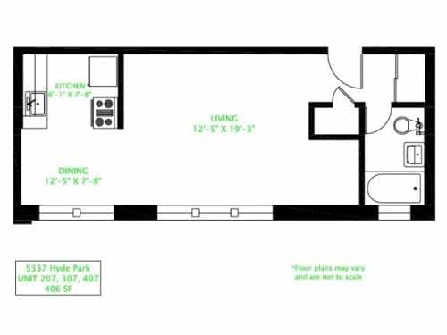 Studio - 5337 S. Hyde Park Boulevard