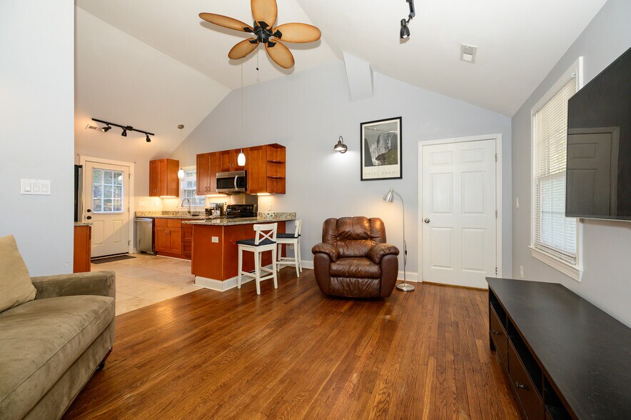 Kitchen - Living Room Open Design & Vaulted Ceiling! - 2660 Roslyn Ave