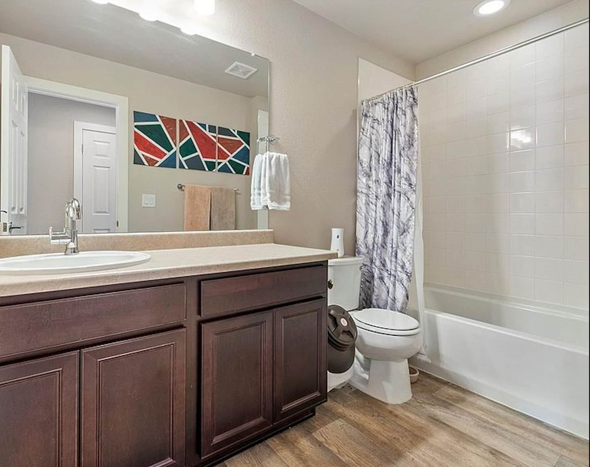Second full bathroom (upstairs) - 16154 E 47th Dr