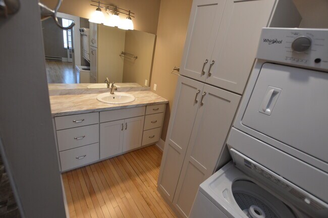 Updated bath with laundry - 604 Main Ave