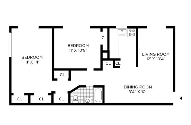 Floorplan - Sweetbriar Apartments