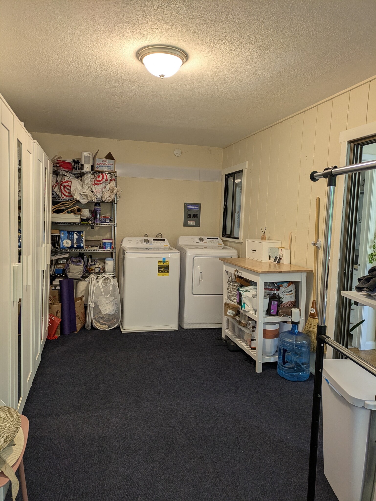 Utility Room with W/D, Steel Rack, Armoires - 5 Vendola Dr