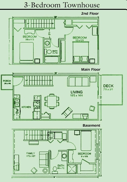 3BR/2BA - Pine Lake Village Apartments