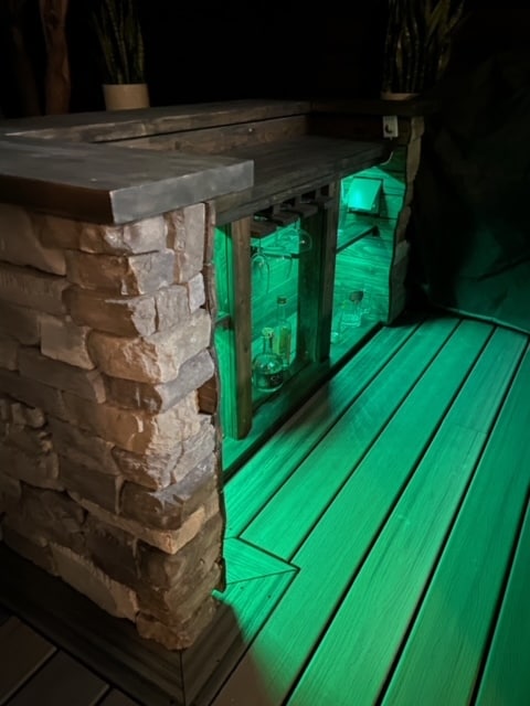 Bar area with lights - 2809 Via Clarez