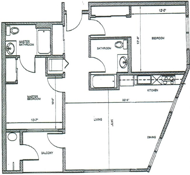 2Bed, 2Bath C Unit 109 - Moreland Crossing