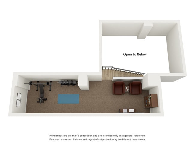 Upper Level 2x2.5 Penthouse Loft O - Residences at 150 Bagley