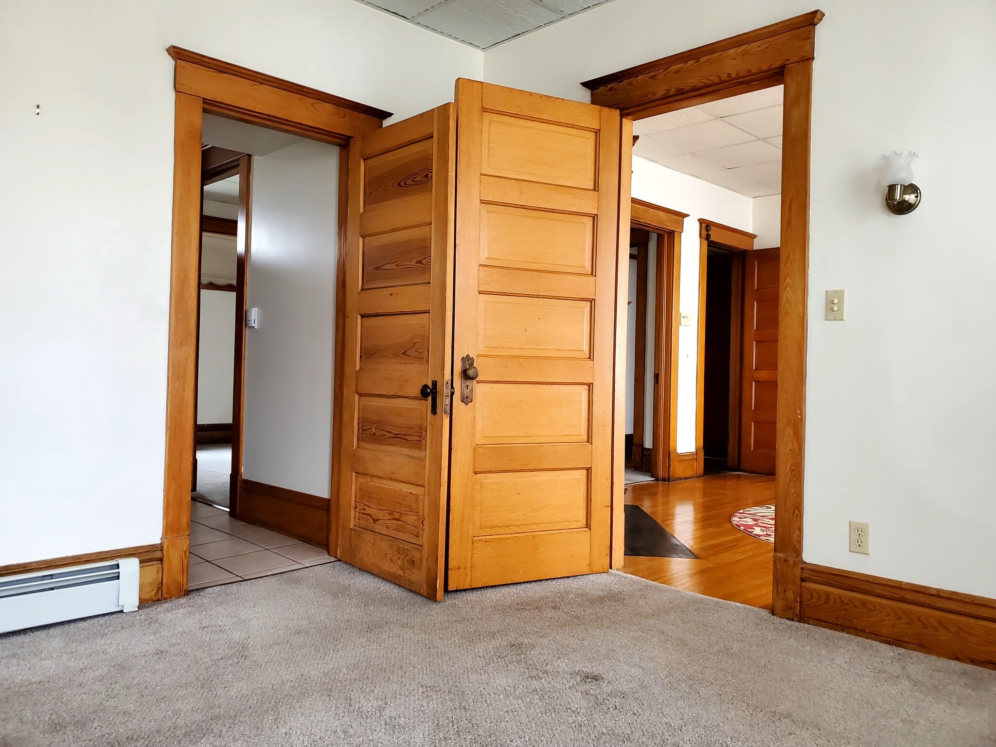 Bedroom 1 (kitchen, left; dining room, right) - 204 Crawford Ave