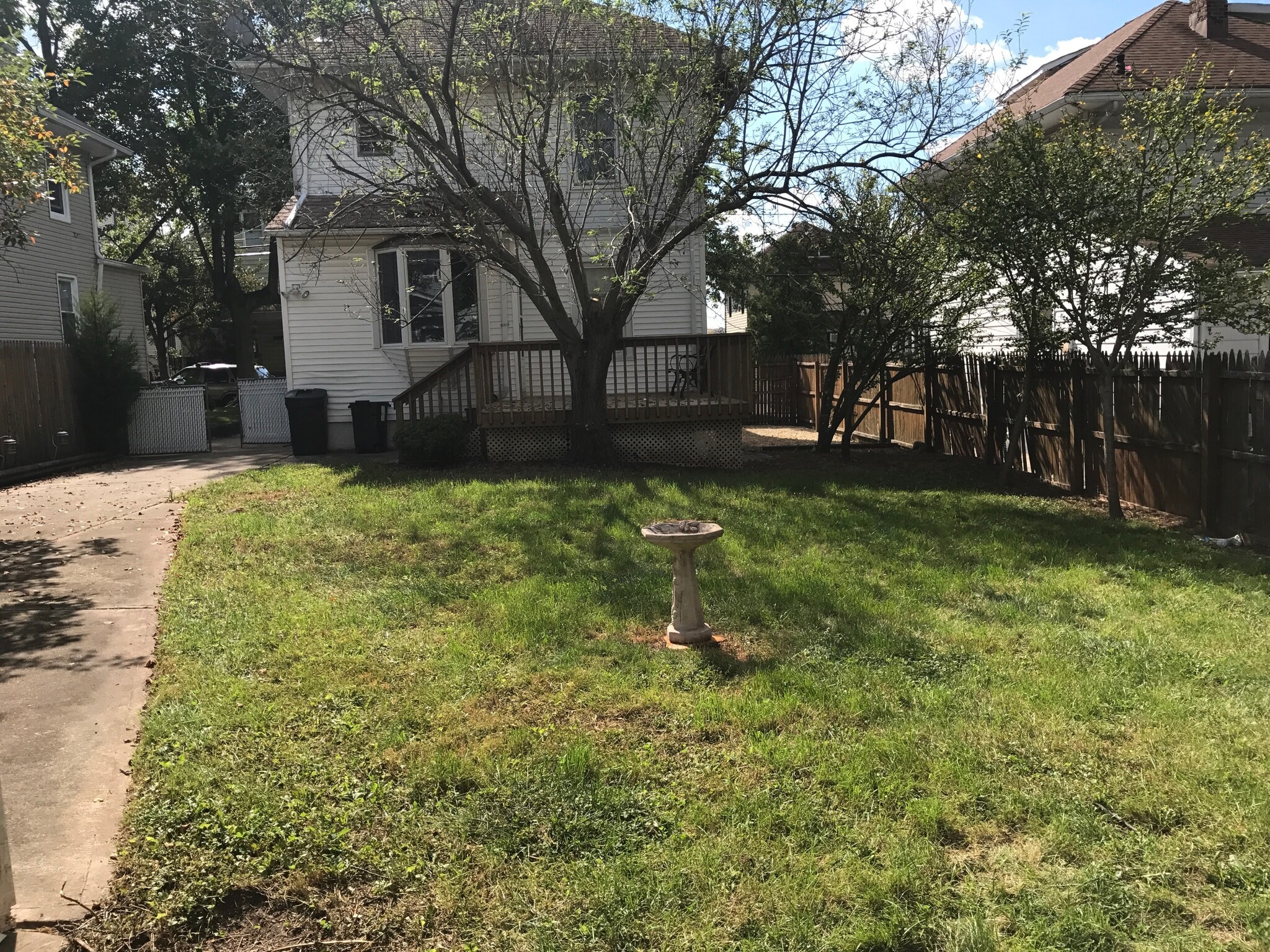 Fenced in Back Yard - 23 south 6th avenue