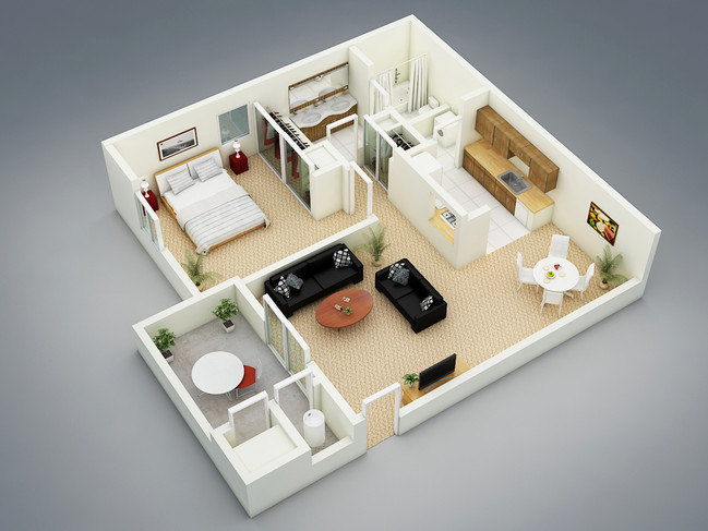 Floorplan - The Seasons Apartments