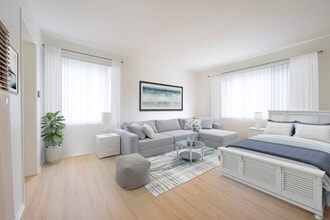 Studio Staged Living Room - Brent Manor