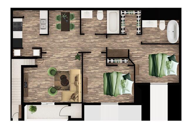 Floorplan - The Place at 1825