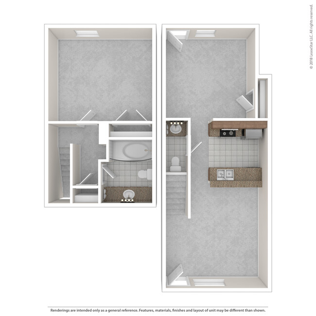 Floorplan - Huntington Townhomes