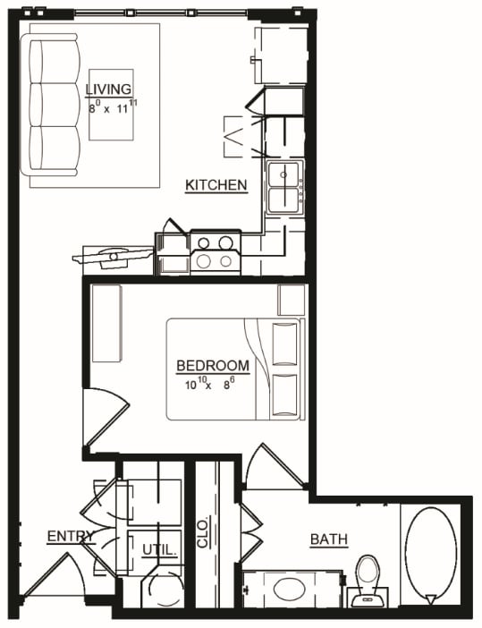 Floorplan - Mystique at University Heights