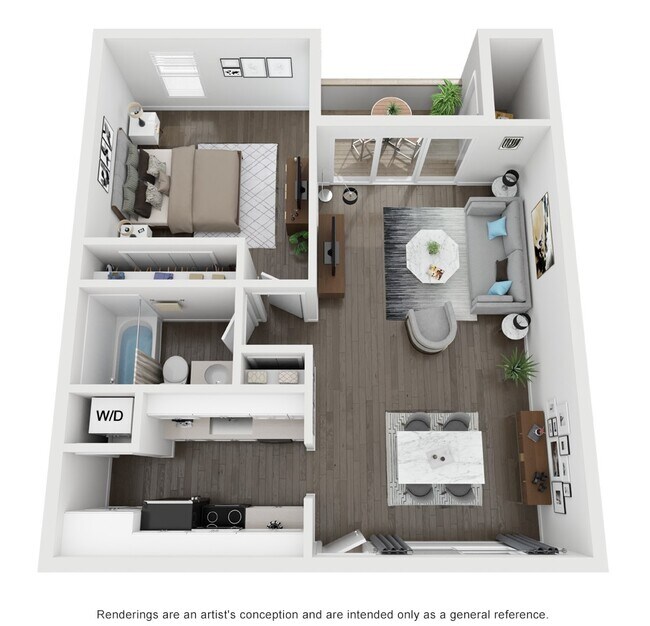 One bedroom - Equinox on Columbus